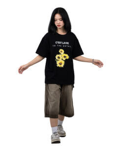 Áo oversize Sunflower T-Shirt C'est Lavie